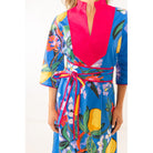Blue Veranda Sash accessory by House of MBR, featuring a vibrant blue fabric sash with elegant design details.
