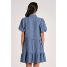 elanoliviadresspuffsleevsbuttonchambraydress
