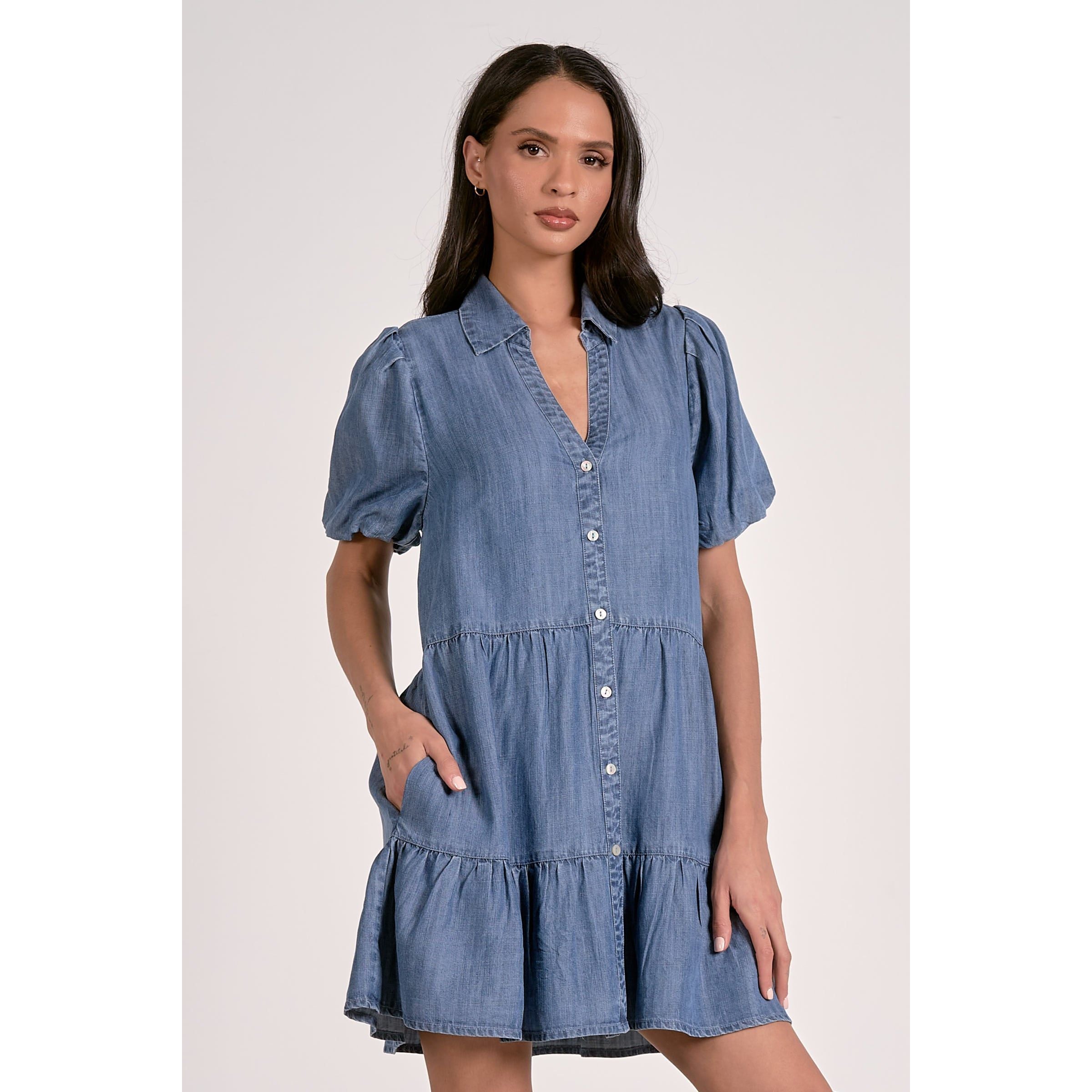 sideviewelanoliviadressbluejeandress
