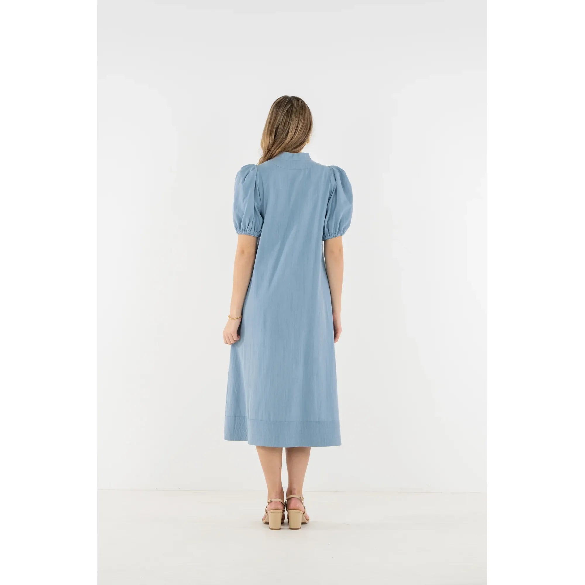 Hampton Dress Denim - Marj & Lizzie