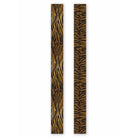 Tiger Jacquard Hand-Stitched Silk Scarfette - Marj & Lizzie