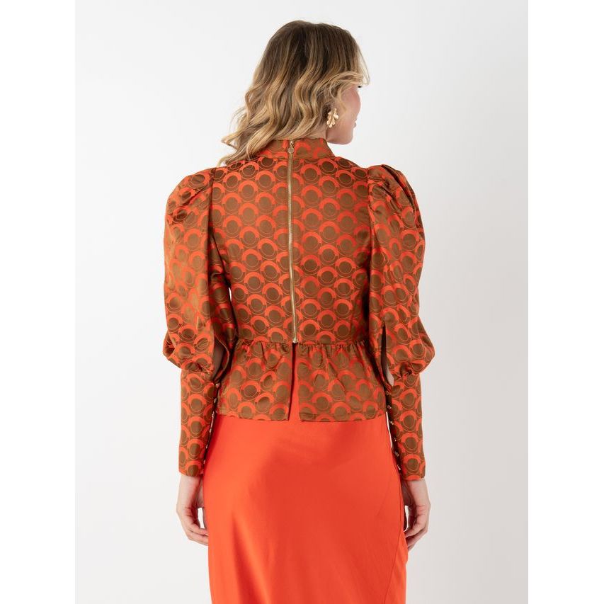 Zoe Top in Tangerine - Marj & Lizzie