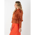 Zoe Top in Tangerine - Marj & Lizzie