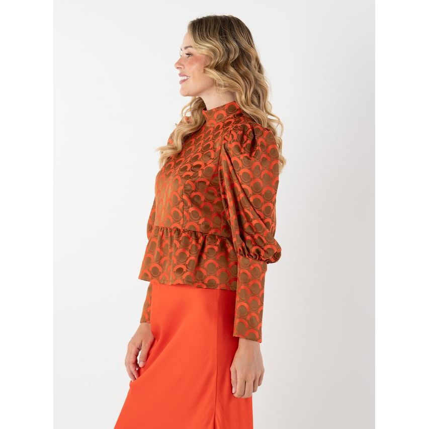 Zoe Top in Tangerine - Marj & Lizzie