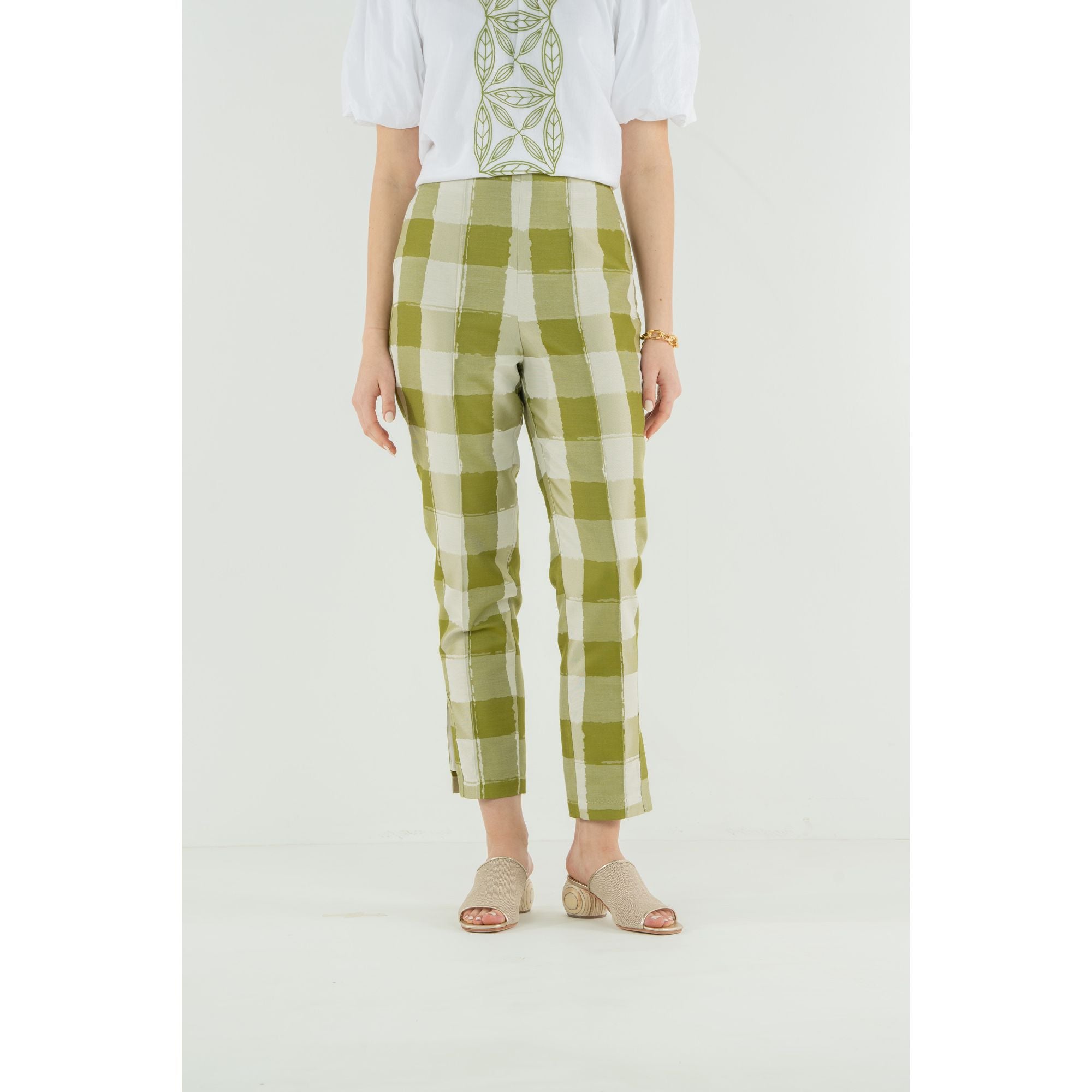 Style#840Greenandwhitegingham