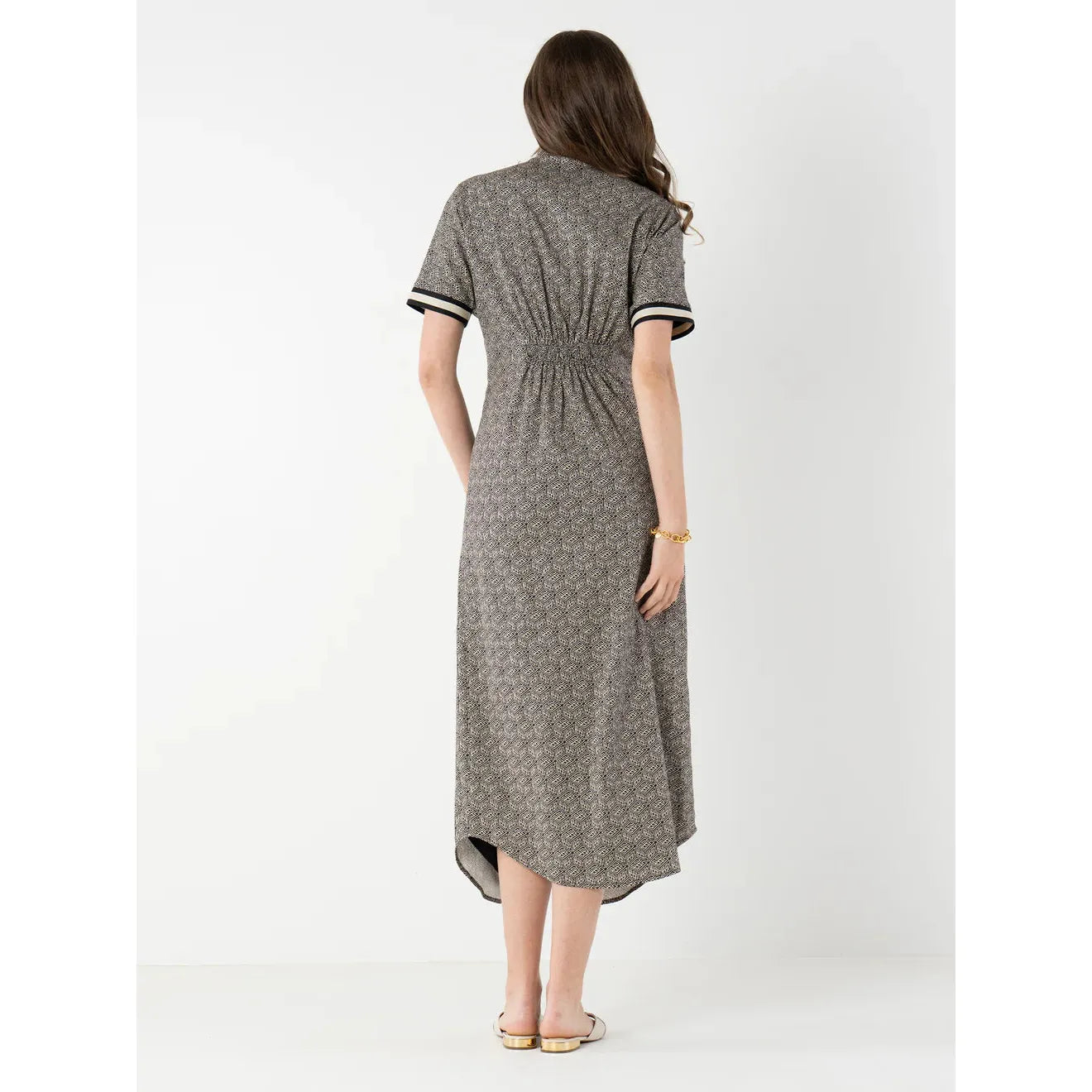 Emily McCarthy Georgia Dress Black Tonal 381