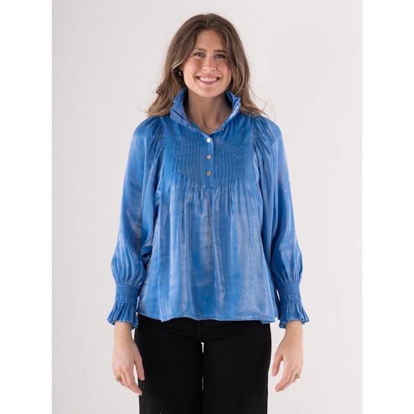 Emily McCarthy Charlotte Top Sapphire Holiday Style# 541