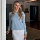 Celia Long Sleeve Tee in Dusty Blue - Marj & Lizzie
