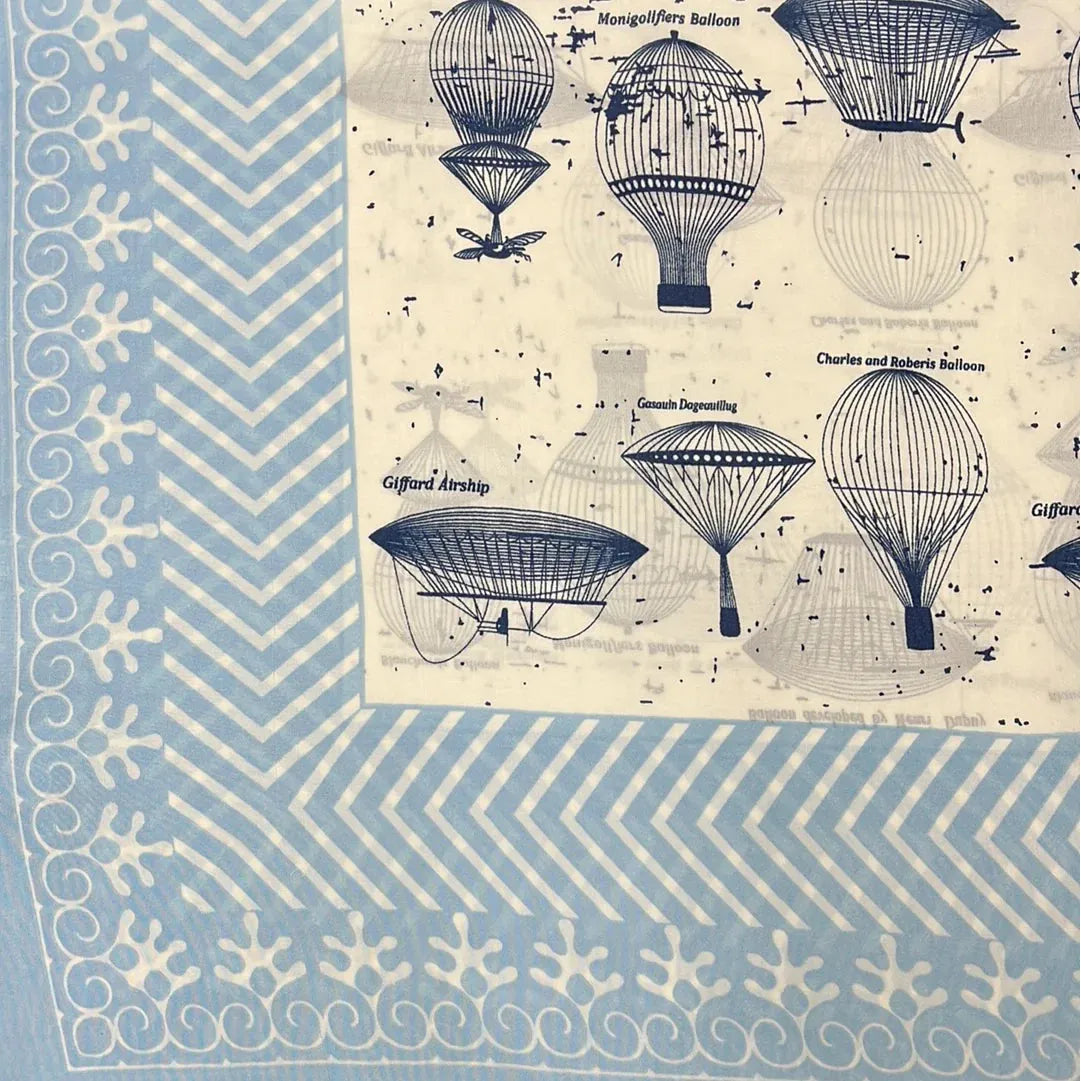 Blue Balloon Scarf - Marj & Lizzie