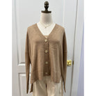 Gwyneth Cardigan in Camel kerisma style#G1223 button up cardigan