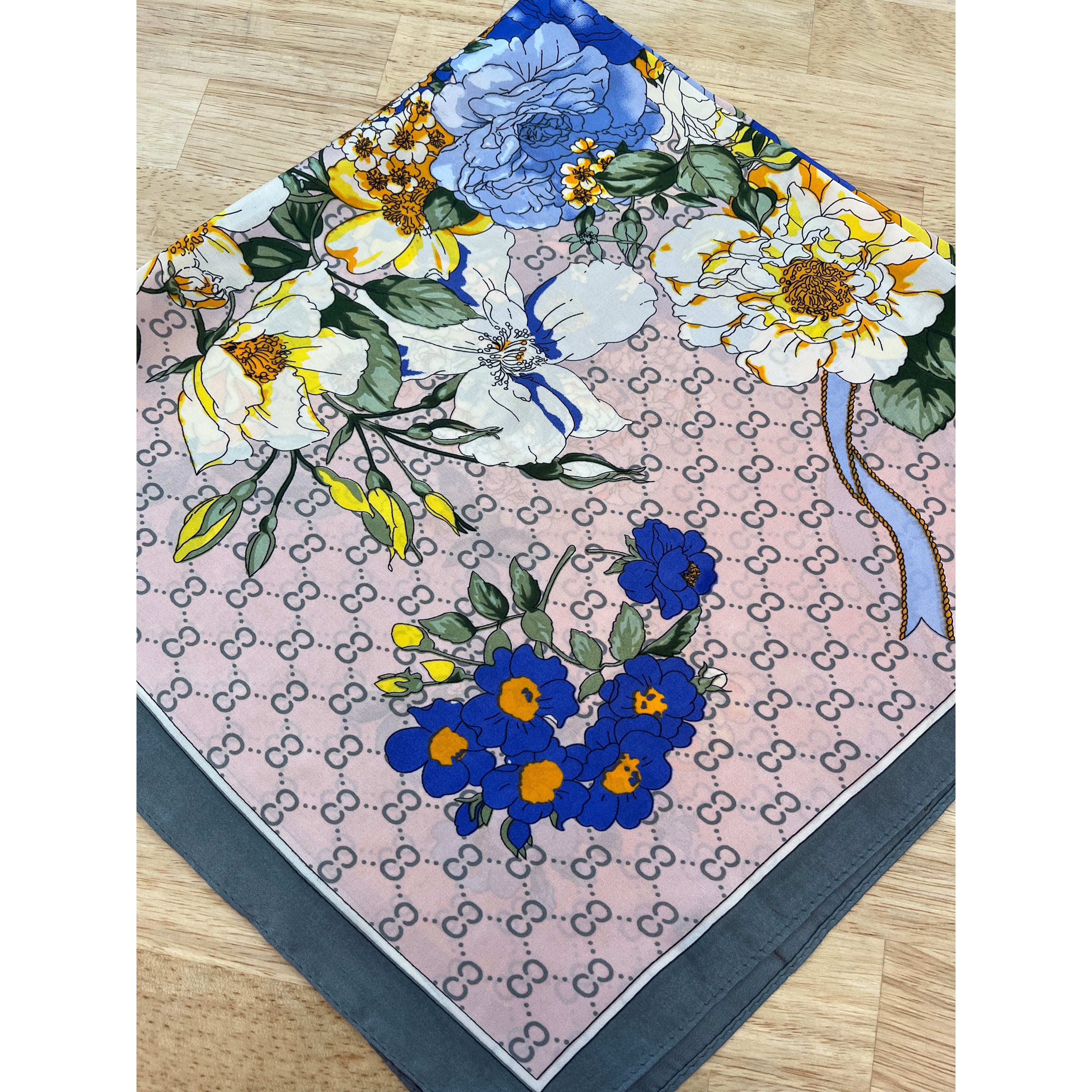 Floral Scarf CC - Marj & Lizzie