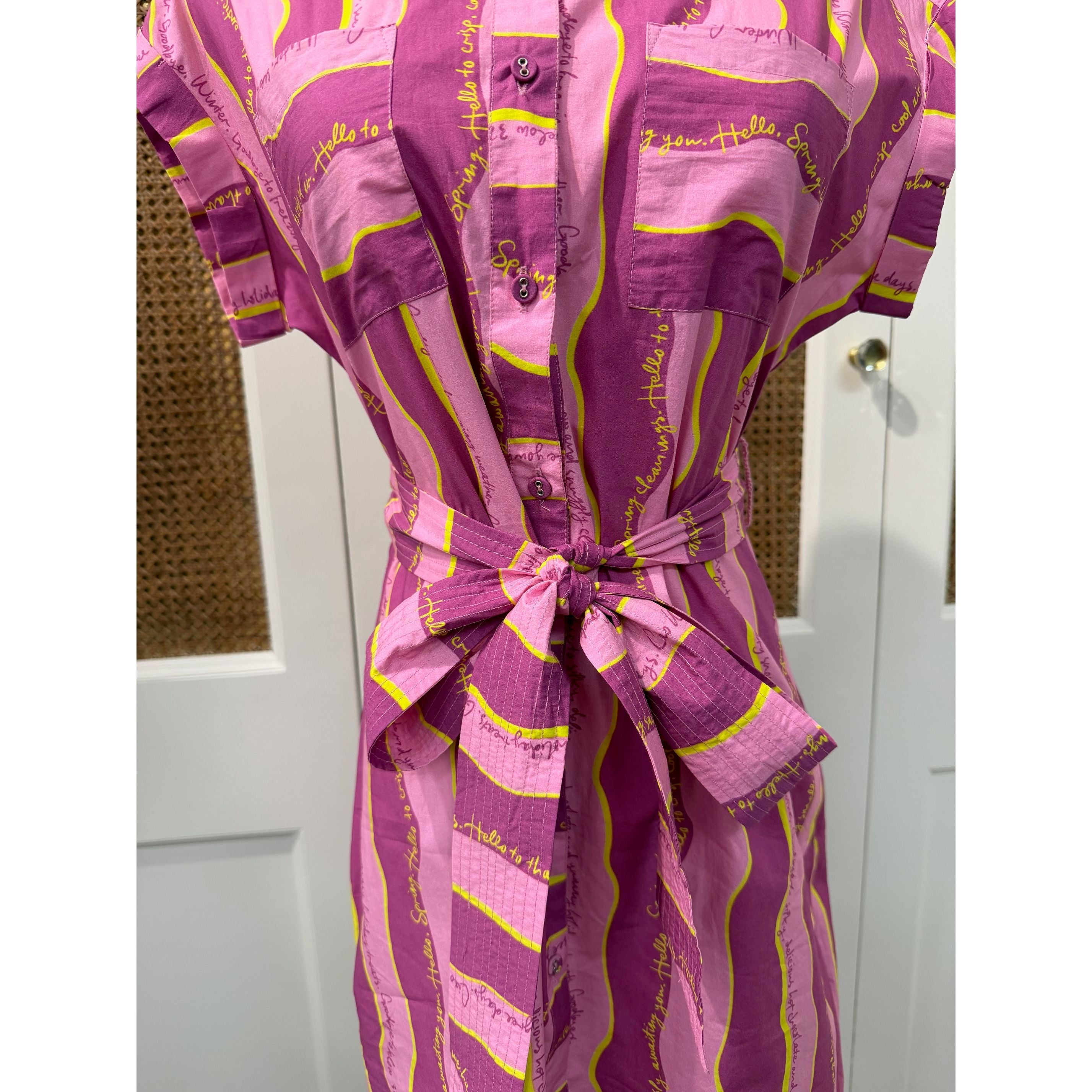 Alivia Whitney Dress in soft fabric with elegant neckline, showcasing a stylish and comfortable women's dress.