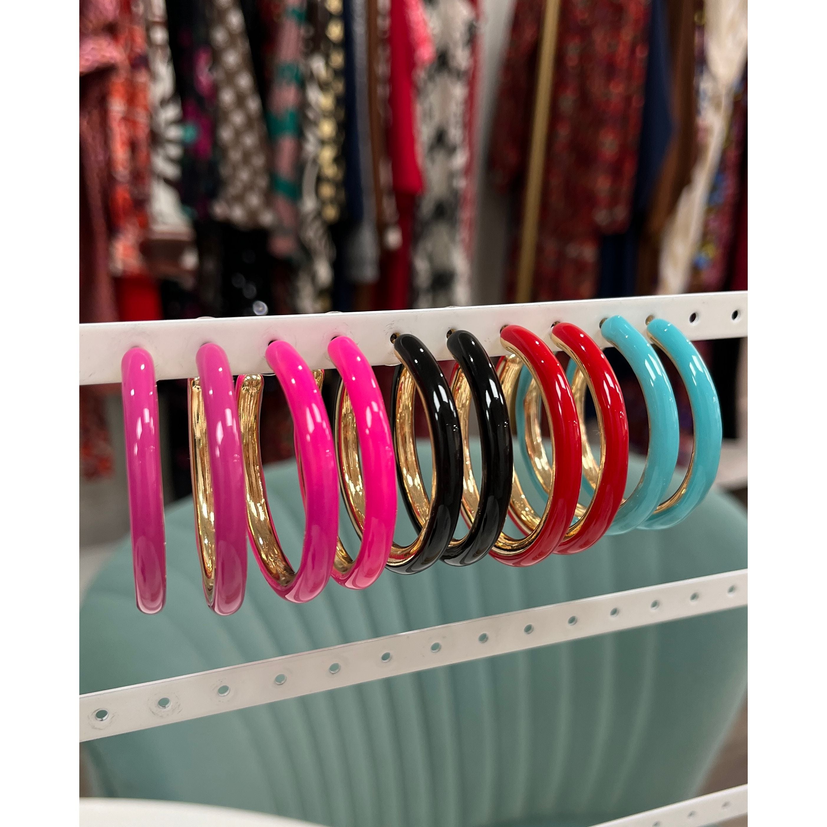 Fun Hoop Earrings - Marj & Lizzie