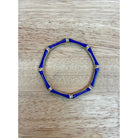 Sm Style bamboo jewelry bangle with natural bamboo finish, showcasing a smooth, rounded design perfect for stylish accessories.