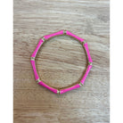 Sm Style bamboo bangle jewelry, natural light wood-colored bracelet with smooth finish and minimalist design.