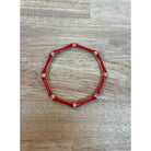 Sm Style bamboo jewelry bangle displayed on a neutral background, showcasing its natural bamboo texture and smooth finish.