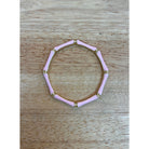 Sm Style bamboo jewelry bangle with smooth, natural finish and lightweight design, perfect for casual or stylish wear.