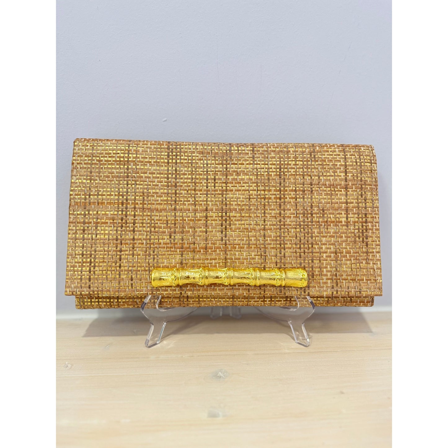 Rachel Clutch with Bamboo Stick