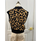 Bozoma Vest in Camel and Black - Marj & Lizzie