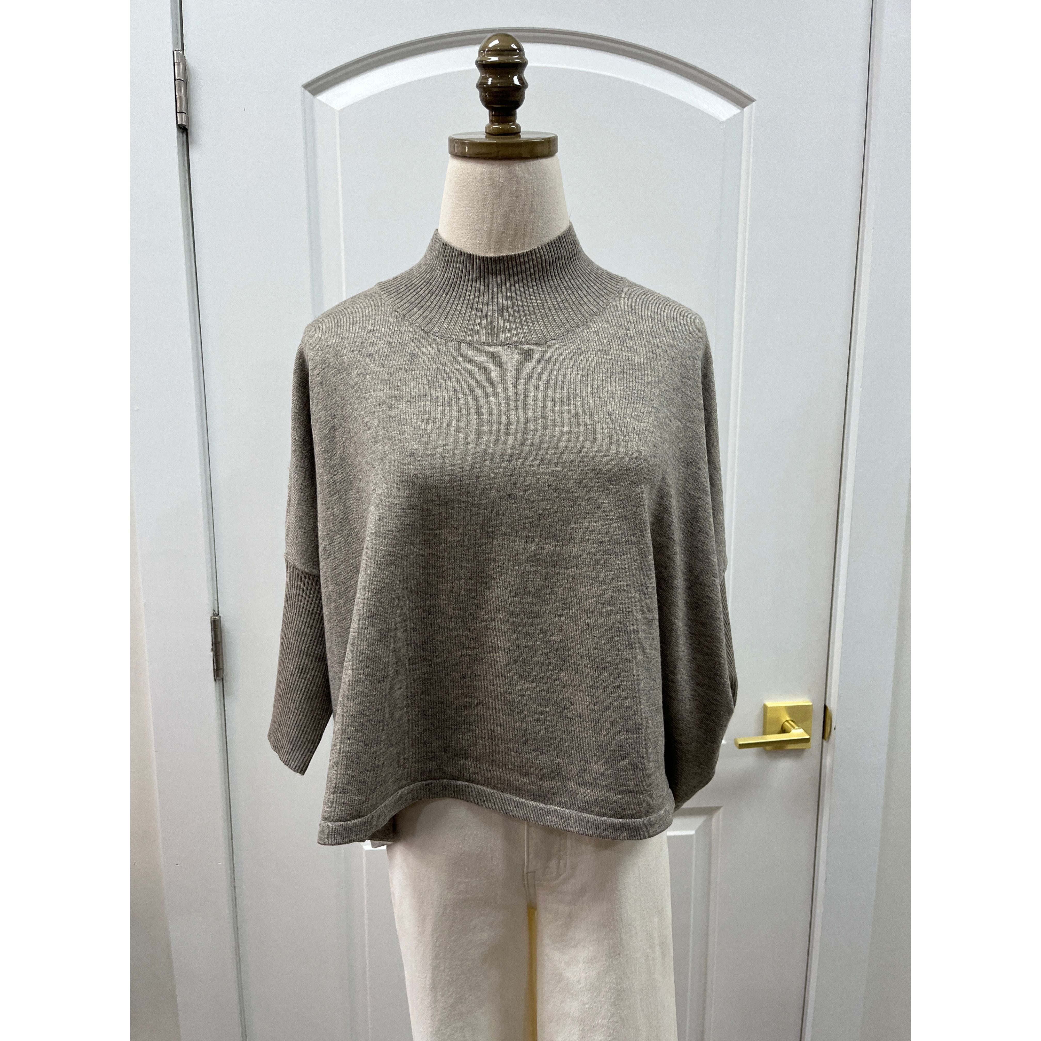 Aja Sweater Warm Taupe - Marj & Lizzie