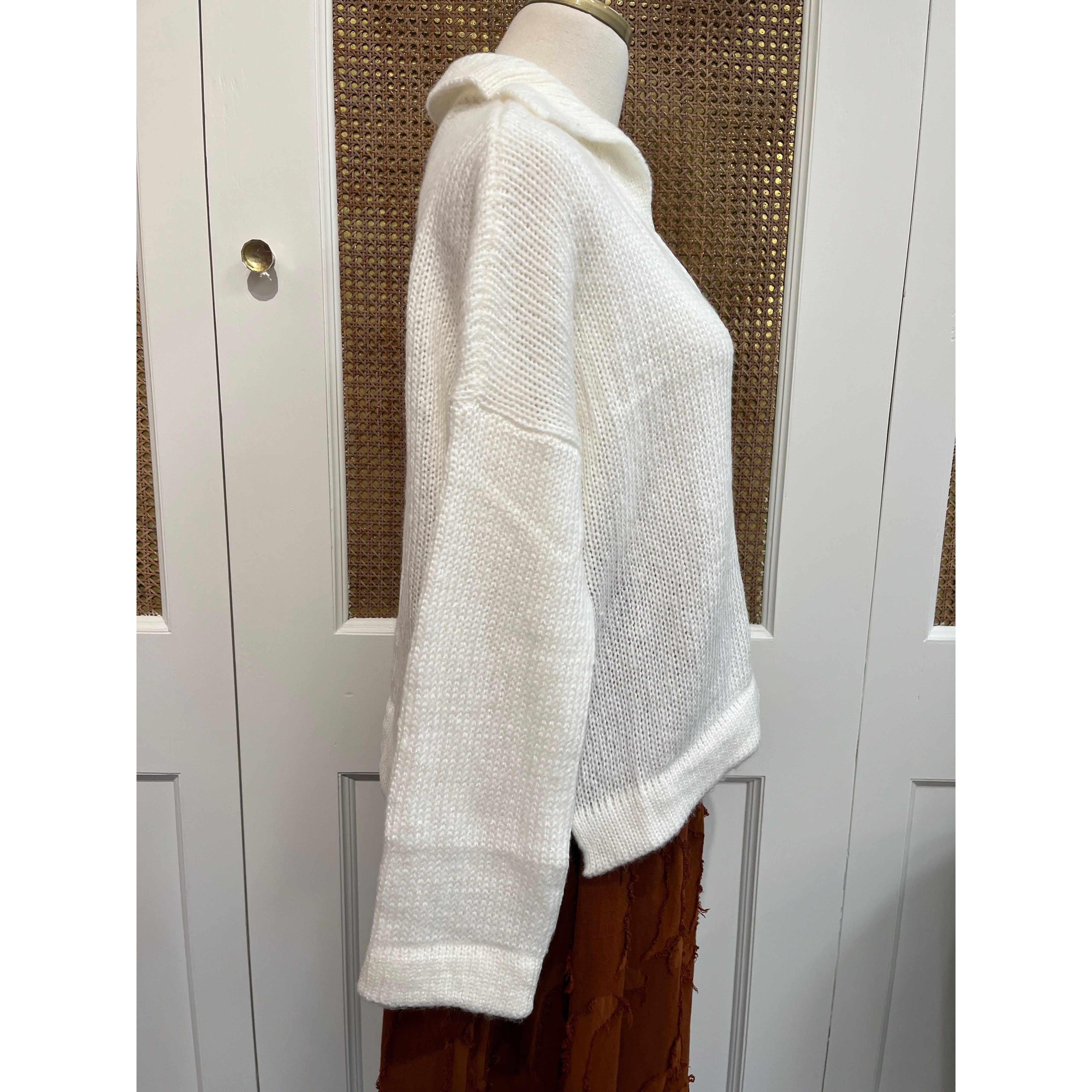 Emory Sweater Pure Snow - Marj & Lizzie