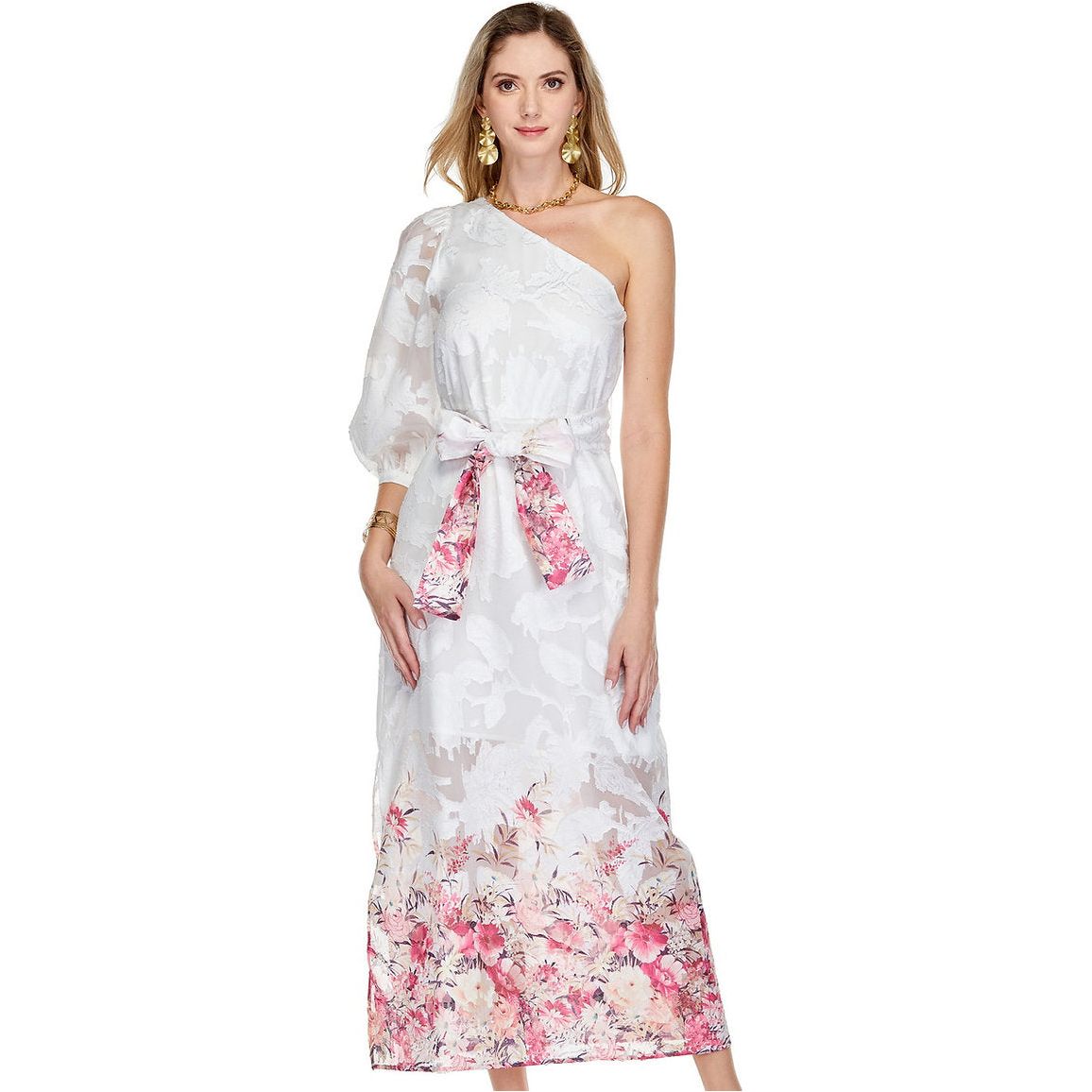 JadeHadleesummerbloomsoneshouldercolumndress72D9917