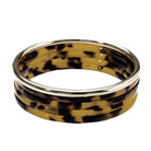 Jane Marie Tortoise Gold Set of 4 Bangles Style#JM6762B-5