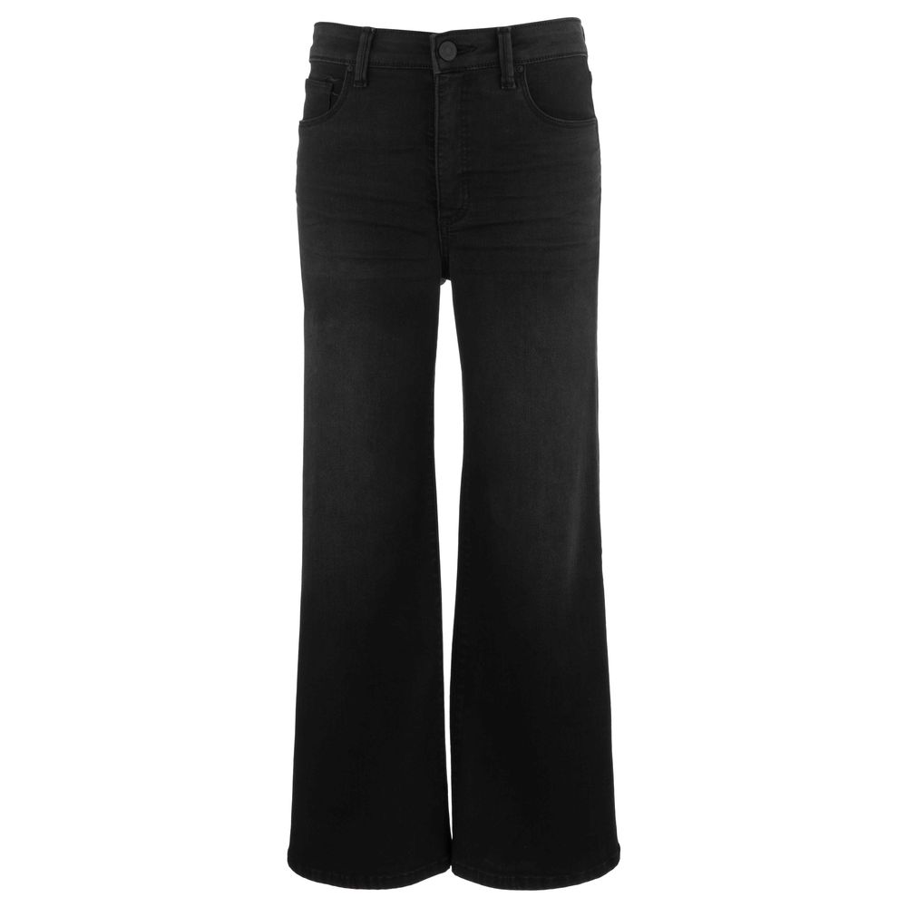 style#KG1709MA4 black  wide leg fab ab