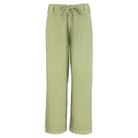 Kut from the Kloth Kate High Rise Wide Leg Pant Drawstring with Side Pocket Celery Style #KB76801