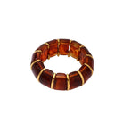 Lennon Bracelet tortoise Accessory Concierge stretch bracelet gold plated 