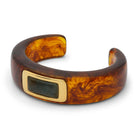 Tortoise Shell Labradorite Bangle - Marj & Lizzie