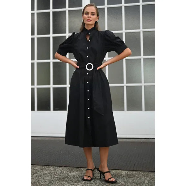 Lucella Dress in Black - Marj & Lizzie