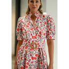 Lucella Dress Red Poppy - Marj & Lizzie