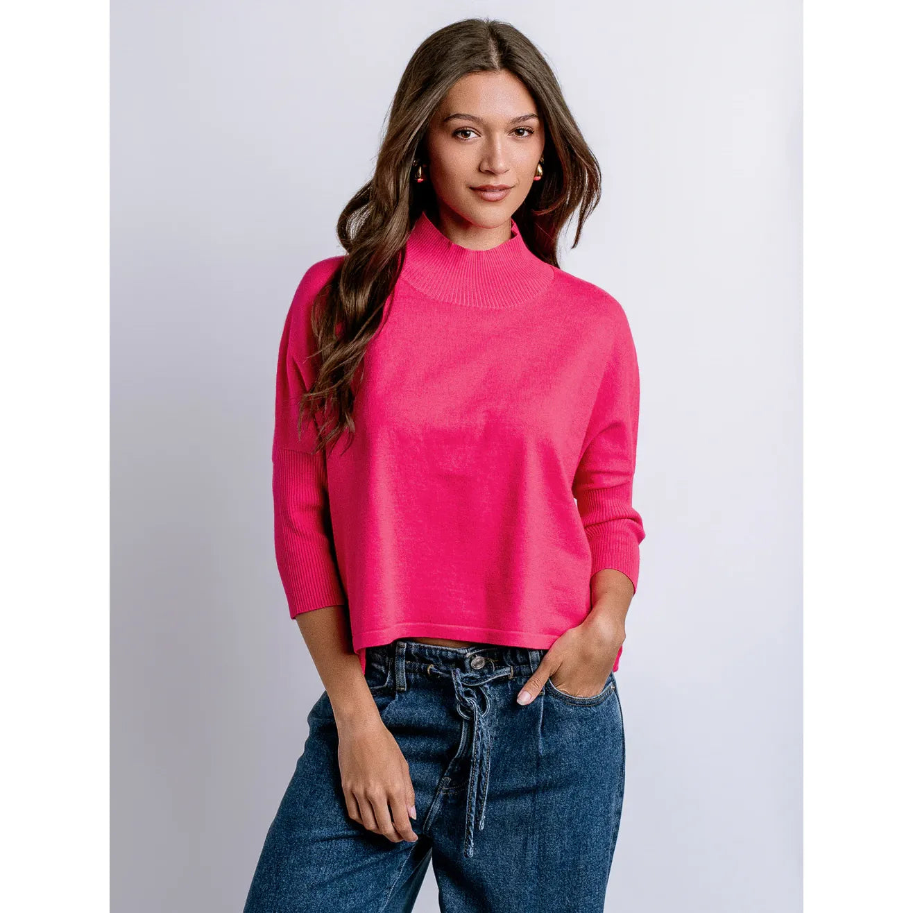 Aja Sweater Fuchsia - Marj & Lizzie