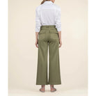 Meg High Rise Wide Leg in Basil back kut from the kloth