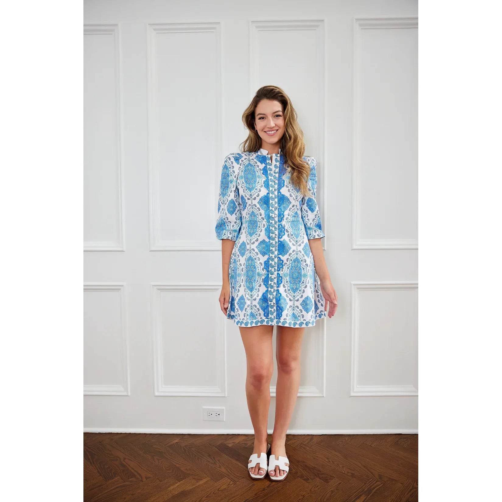 Paisley Park Print Button Shirt Dress - Marj & Lizzie