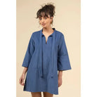 Phoebe Corduroy Jean Blue Dress - Marj & Lizzie