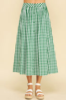 Jennifer Gingham Skirt - Marj & Lizzie