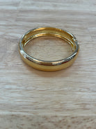 Rounded Gold Bangle Accessory Concierge gold plated 