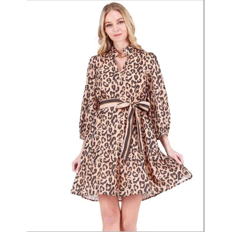 GiGi Leopard Dress - Marj & Lizzie
