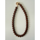 h and Co. Design — brown malachite star beads with gold lobster clasp