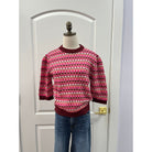 THMLTDM1072 Caroline Sweater pink maroon
