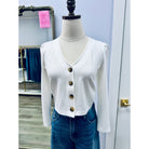performance fabric  The Jackie Cardigan in Off White smith & quinn 