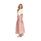 Leah Skirt Red Safari - Marj & Lizzie