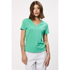 another love ashton top peacock green
