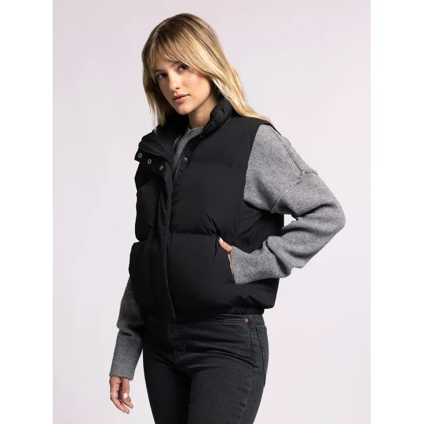 Aspen Vest in Black - Marj & Lizzie