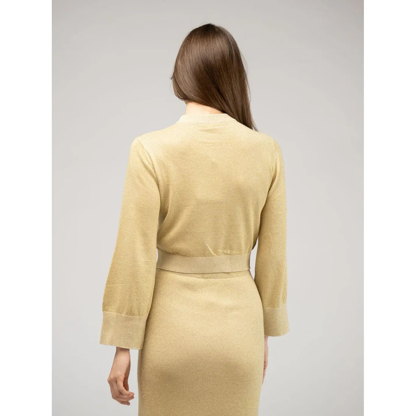 Shimmer Crewneck Gold - Marj & Lizzie