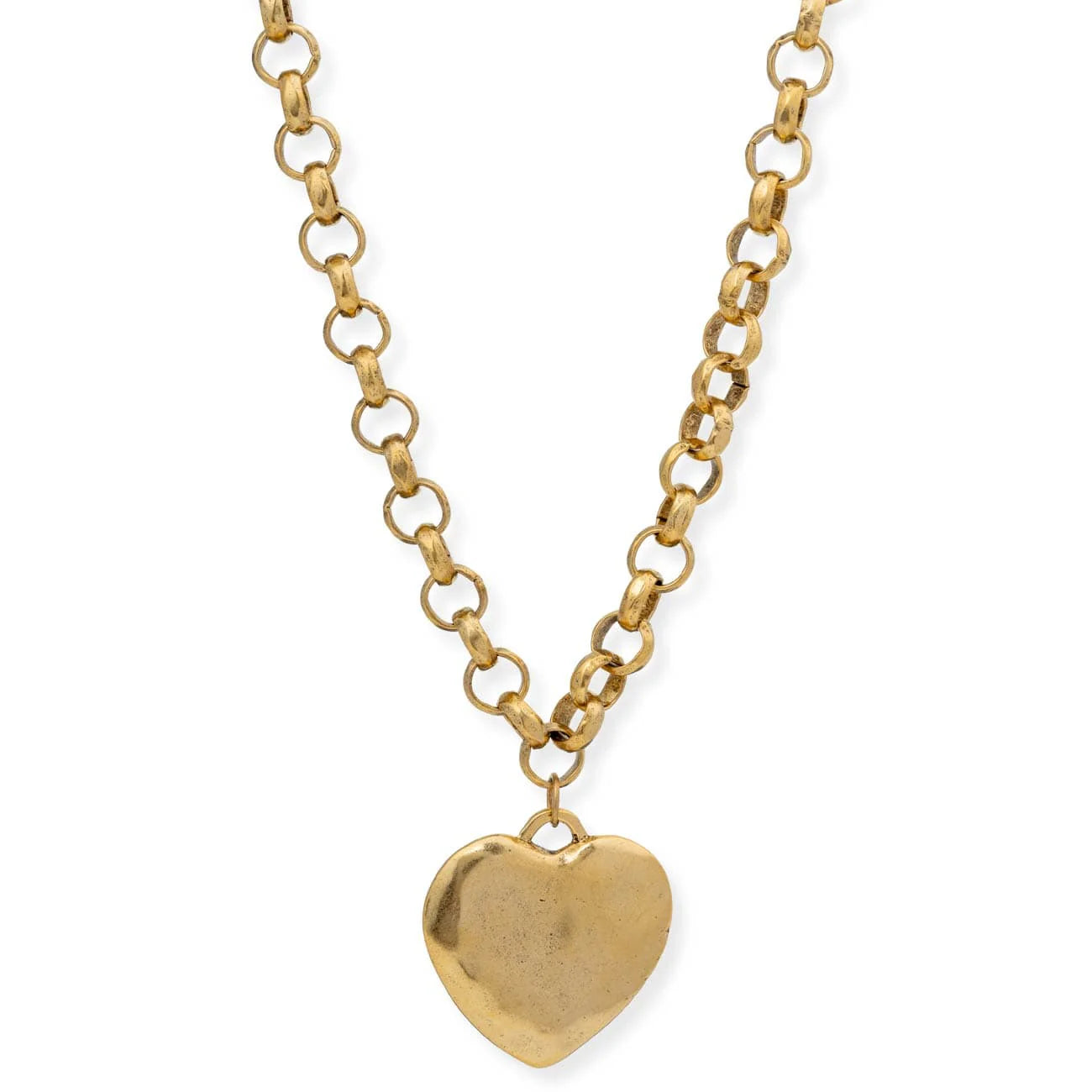 jewelry, necklace, heart, puffy, gold, Bracha