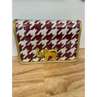 crimson gold stadiumbag houndstooth elephantgarlandbag