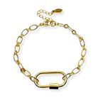Gold Paperclip Bracelet - Marj & Lizzie